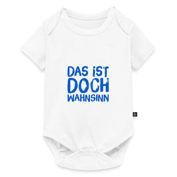 Wahnsinn - Baby Premium Kurzarmbody - Weiß - Vorne