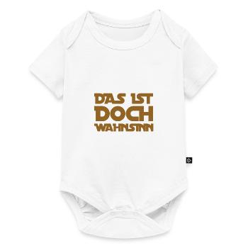 wie wahnsinnig - Baby Premium Kurzarmbody - Weiß - Vorne