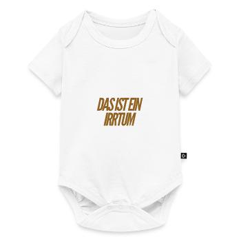Denkfehler - Baby Premium Kurzarmbody - Weiß - Vorne