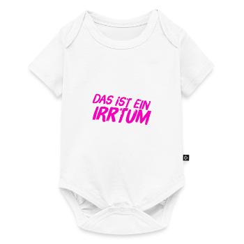 da liegst du falsch - Baby Premium Kurzarmbody - Weiß - Vorne