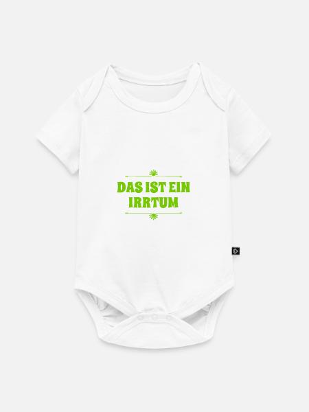 Irrtum - Baby Premium Kurzarmbody - Weiß