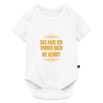 das kennt doch keiner - Baby Premium Kurzarmbody - Weiß - Vorne