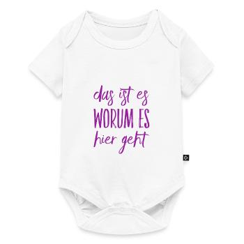 das ist das Motiv - Baby Premium Kurzarmbody - Weiß - Vorne