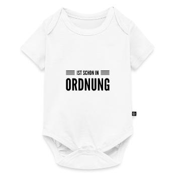 es ist ok - Baby Premium Kurzarmbody - Weiß - Vorne
