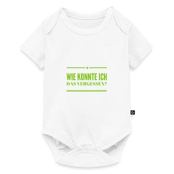 ich bin vergesslich - Baby Premium Kurzarmbody - Weiß - Vorne