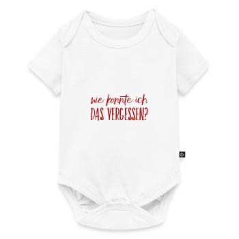 ich habe es vergessen - Baby Premium Kurzarmbody - Weiß - Vorne