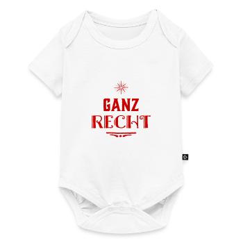 volle Zustimmung - Baby Premium Kurzarmbody - Weiß - Vorne