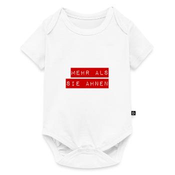 mehr als sie glauben - Baby Premium Kurzarmbody - Weiß - Vorne