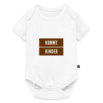 ab die Post - Baby Premium Kurzarmbody - Weiß - Vorne