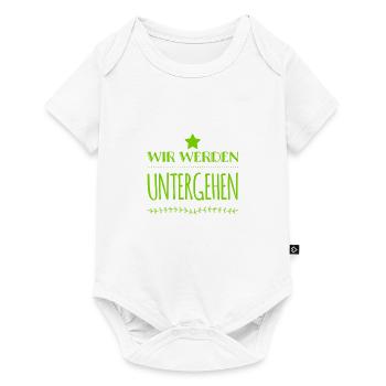 der Untergang kommt - Baby Premium Kurzarmbody - Weiß - Vorne