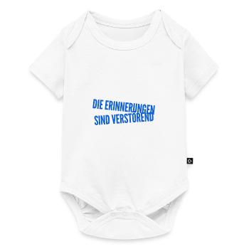 unangenehme Erinnerungen - Baby Premium Kurzarmbody - Weiß - Vorne