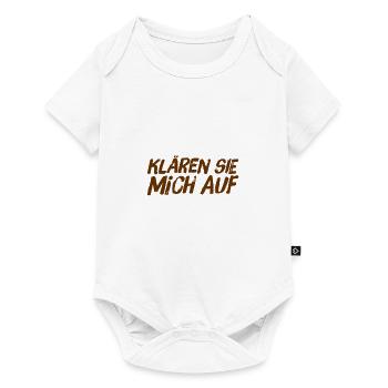 belehren sie mich - Baby Premium Kurzarmbody - Weiß - Vorne