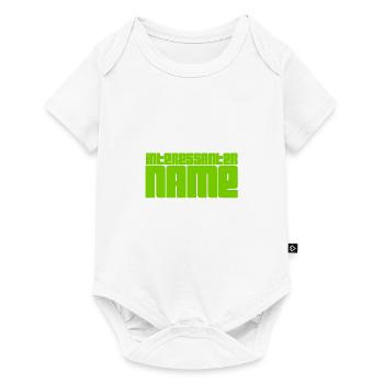 wunderbarer Name - Baby Premium Kurzarmbody - Weiß - Vorne