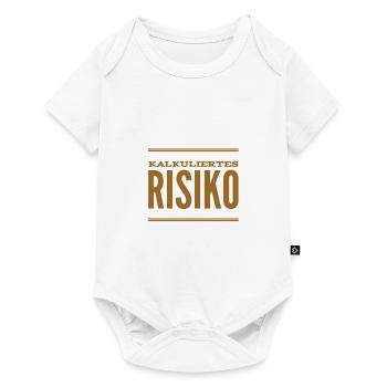 kalkuliertes Risiko - Baby Premium Kurzarmbody - Weiß - Vorne