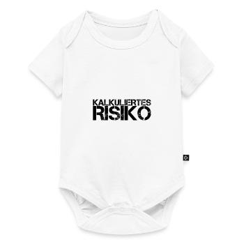 kalkuliertes Risiko ist wunderbar - Baby Premium Kurzarmbody - Weiß - Vorne