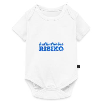 ich liebe kalkuliertes Risiko - Baby Premium Kurzarmbody - Weiß - Vorne