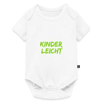 sowas von leicht - Baby Premium Kurzarmbody - Weiß - Vorne
