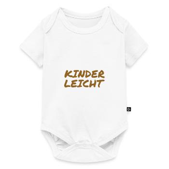 das ist ganz leicht - Baby Premium Kurzarmbody - Weiß - Vorne