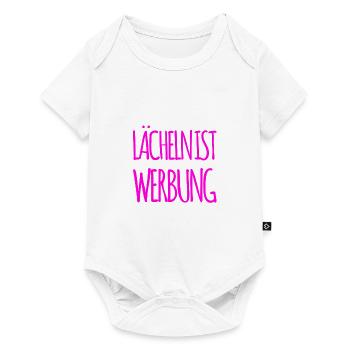 lächeln ist spitze - Baby Premium Kurzarmbody - Weiß - Vorne