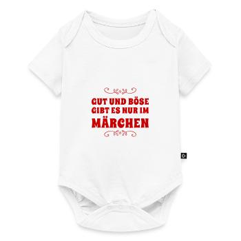 nur im Märchen - Baby Premium Kurzarmbody - Weiß - Vorne