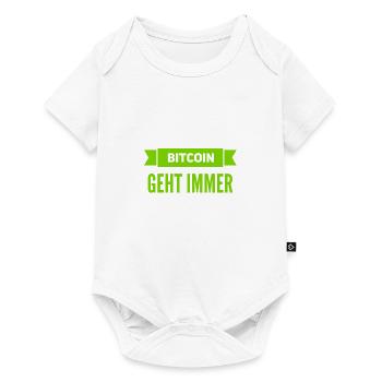 Bitcoin ist fantastisch - Baby Premium Kurzarmbody - Weiß - Vorne