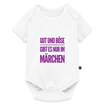 vor dir steht ein Realist - Baby Premium Kurzarmbody - Weiß - Vorne