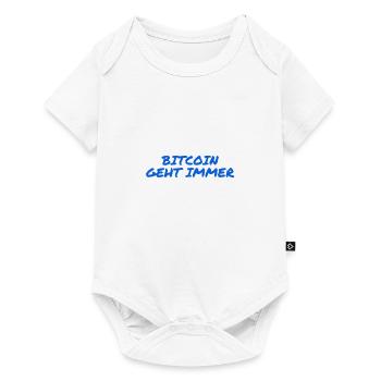 Bitcoin ist wunderbar - Baby Premium Kurzarmbody - Weiß - Vorne
