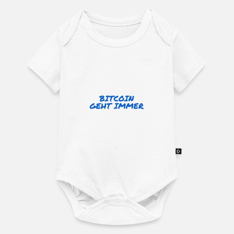 Bitcoin ist wunderbar - Baby Premium Kurzarmbody - Weiß