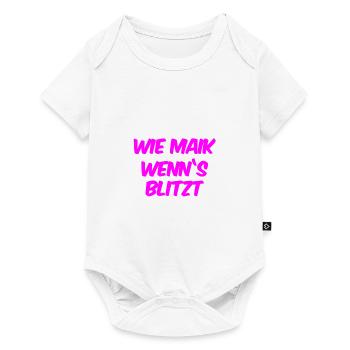 das ist schockierend - Baby Premium Kurzarmbody - Weiß - Vorne