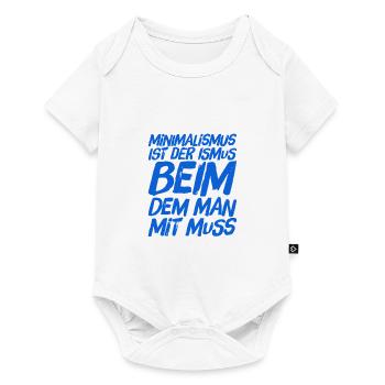 ich liebe Minimalismus - Baby Premium Kurzarmbody - Weiß - Vorne