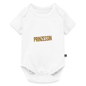 so sieht eine Prinzessin aus - Baby Premium Kurzarmbody - Weiß - Vorne