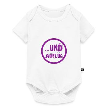 geh weg - Baby Premium Kurzarmbody - Weiß - Vorne