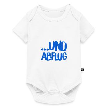 verschwinde - Baby Premium Kurzarmbody - Weiß - Vorne