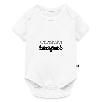 der Sensenmann - Baby Premium Kurzarmbody - Weiß - Vorne