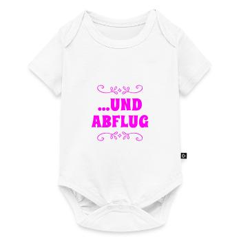 los geht`s - Baby Premium Kurzarmbody - Weiß - Vorne