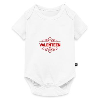 Je pense que la Saint-Valentin est bonne - Body à manches courtes Premium Bébé - blanc - Devant