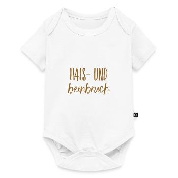 viel Erfolg - Baby Premium Kurzarmbody - Weiß - Vorne