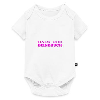 ich wünsche viel Erfolg - Baby Premium Kurzarmbody - Weiß - Vorne