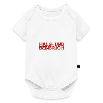ich wünsche dir viel Glück - Baby Premium Kurzarmbody - Weiß - Vorne