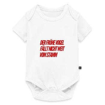 über Vögel und Stämme - Baby Premium Kurzarmbody - Weiß - Vorne