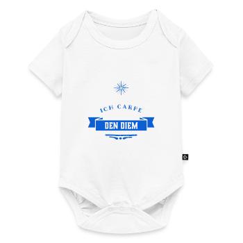 nutze ruhig den Tag - Baby Premium Kurzarmbody - Weiß - Vorne