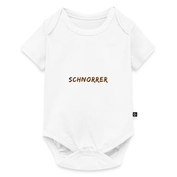 ich liebe es zu schnorren - Baby Premium Kurzarmbody - Weiß - Vorne