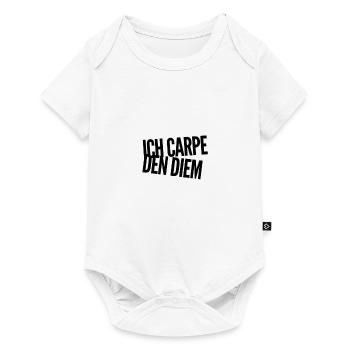 ich will den Tag nutzen - Baby Premium Kurzarmbody - Weiß - Vorne