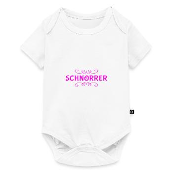 ich mag es zu schnorren - Baby Premium Kurzarmbody - Weiß - Vorne