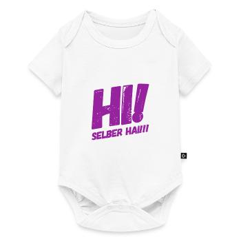 servus - Baby Premium Kurzarmbody - Weiß - Vorne