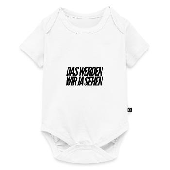 kucken wir mal - Baby Premium Kurzarmbody - Weiß - Vorne