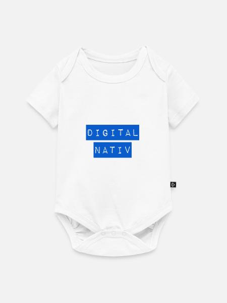 ich bin ein digital nativ - Baby Premium Kurzarmbody - Weiß