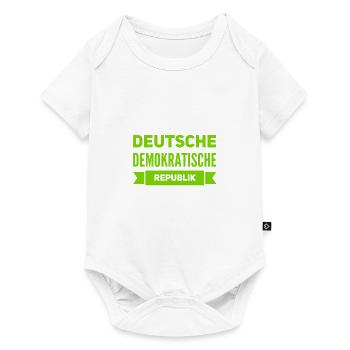 ich lebe im Osten - Baby Premium Kurzarmbody - Weiß - Vorne