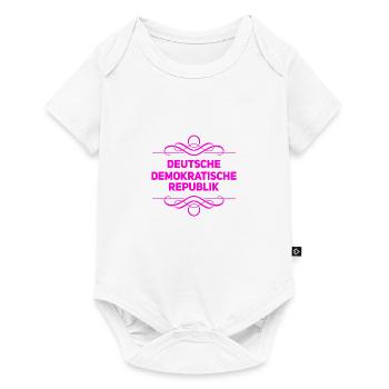 DDR - Baby Premium Kurzarmbody - Weiß - Vorne