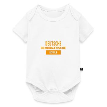 die Zone - Baby Premium Kurzarmbody - Weiß - Vorne